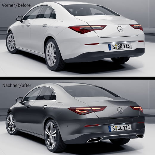 Diffusore Progressive CLA C118 Coupé Originale Mercedes-Benz | C118-Progressive-Dif-K