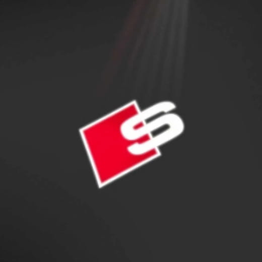Projecteur LED logo S éclairage d'entrée original Audi | 4G0052133J