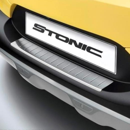 Protection coffre voiture en acier inoxydable brossé Kia Stonic YB Original Kia | H8274ADE60ST