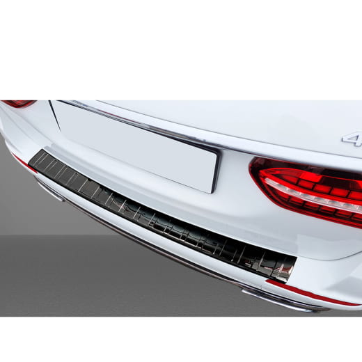 Protection de seuil de coffre en acier inoxydable noir Mercedes E-Klasse S213 WEYER | WY55033
