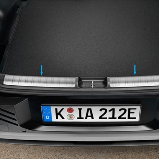 Protection coffre voiture intérieure Kia EV4 en acier inoxydable brossé, Kia d'origine | SZ275ADE00BR