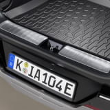 Protection coffre voiture intérieure Kia EV5 acier inoxydable aspect chrome original Kia