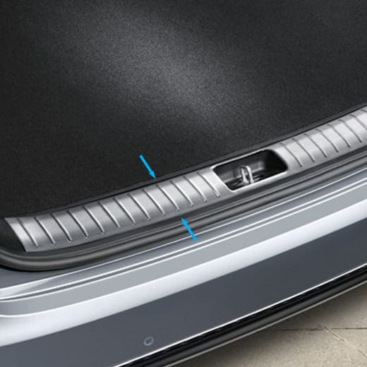 Protection coffre voiture intérieure en acier inoxydable Kia Ceed Sportswagon CD Kia d'origine | J7275ADE10BR
