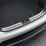 Protection de seuil de chargement intérieur Kia XCeed CD en acier inoxydable aspect chrome original Kia