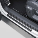 Protective film door sill trim VW Tayron R4 black silver 4-piece Genuine Volkswagen