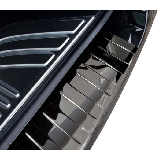 Protezione soglia bagagliaio acciaio inox nero Mercedes V-Klasse Vito W447 WEYER | Weyer-V-Klasse-hochglanz