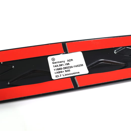 Protezione soglia bagagliaio VW ID.7 berlina nera Original Volkswagen | 14A061195