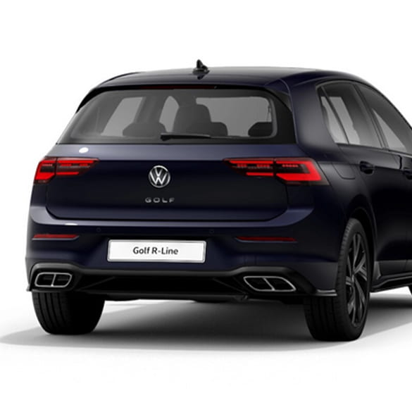 R-Line diffusor VW Golf 8 VIII Origineel Volkswagen