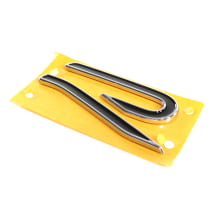 R-logo grille auto Tiguan 3 CT1 zwart/chroom origineel Volks | 571853688 DPJ