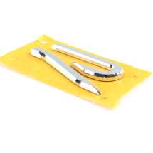 R-logo emblem Tiguan 2 AD1 tailgate chrome Genuine Volkswagen | 5NA853687D 2ZZ