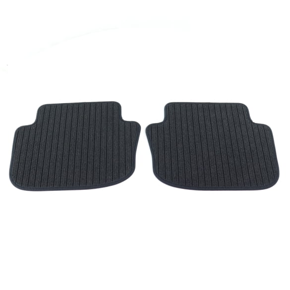 Rear rep floor mats black CLE A236 Cabrio 2-piece Genuine Mercedes-Benz