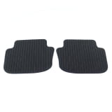 Rear rep floor mats black CLE C236 Coupe 2-piece Genuine Mercedes-Benz