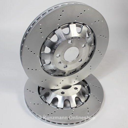 Discos de freno originales delanteros Audi TT RS (8J) 370x32mm | 8J0615301K