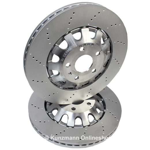 Discos de freno originales delanteros Audi TT RS (8J) 370x32mm | 8J0615301K