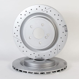 Juego de discos de freno A 45 AMG Clase A W176 originales Mercedes-Benz eje trasero