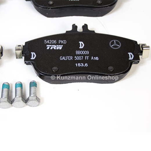 Pastillas de freno delanteras Clase B W246 Original Mercedes-Benz | Bremsbelaege-vorne-W246