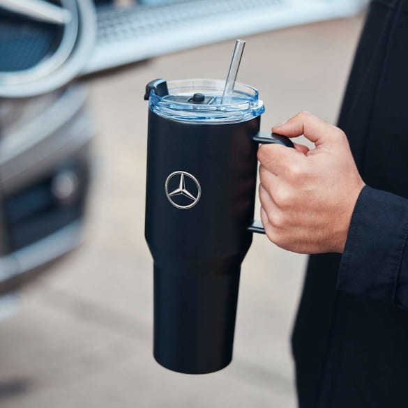 Recycelter Thermobecher Edelstahl Original Mercedes-Benz Trucks | MBT0182