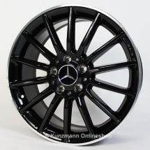 AMG 18 inch rim set CLA W117 multispoke rims black | A17640102007X23-CLA