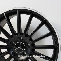 AMG 19 inch velgenset zwart met zilveren rand CLA W117 Sty­­ | A17640105027X36-CLA