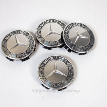 Lorbeerkranz Nabendeckel in grau Original Mercedes-Benz | A17140001257P70