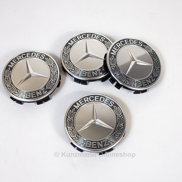 Lorbeerkranz Nabendeckel in grau Original Mercedes-Benz | A17140001257P70 Lorbeerkranz Nabendeckel in grau Original Mercedes-Benz | A17140001257P70