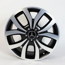 Original Mercedes-Benz A-Klasse W176 | Felgensatz 18 Zoll | schwarz matt  | A24640121027X36-A