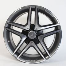 AMG 18 Zoll Felgensatz A-Klasse W176 5-Doppelspeichen-Rad vom A45 AMG in titan grau | A17640100007X21-A