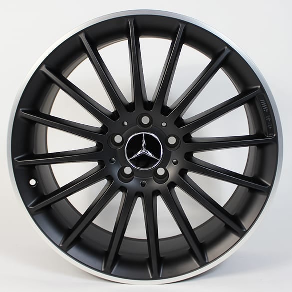 AMG 19 Zoll Felgen Satz A-Klasse W176 Vielspeichen schwarz matt 