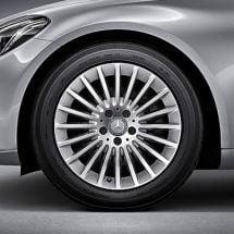 Mercedes-Benz 17 Zoll Felgensatz | C-Klasse W205 | Vielspeichen-Rad | vanadium silber | A20540156007X45/55007X45-Satz