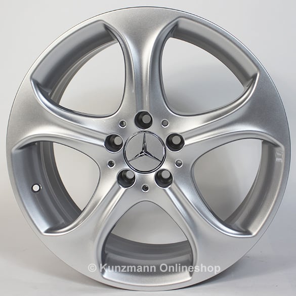 Mercedes-Benz 18 Zoll Felgensatz C-Klasse W205 5-Speichen-Rad vanadium silber 