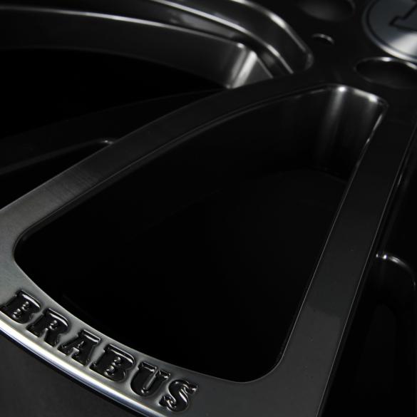 Brabus 19 Zoll Felgensatz Monoblock R Liquid titanium smoked anthrazit vollpoliert 5-Doppelspeichen Design C-Klasse W205 | Mono-R-205