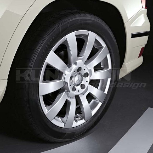 Mercedes-Benz Alufelgen im 10-Speichen-Design für die Mercedes GLK-Klasse X204
