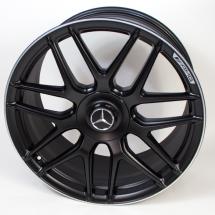 AMG 20 inch gesmede velgenset S-Klasse W222 kruisspaak zwart | A2224014200/4300-7X71-W222