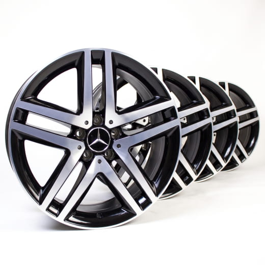 19 Zoll 5-Doppelspeichen V-Klasse BR447 schwarz Original Mercedes-Benz | A44740145007X23-Satz