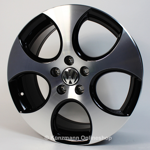 Volkswagen 17 Zoll Detroit 5-Arm-Design Felgensatz | Polo 6R  | Polo-6R-Detroit-17-poliert