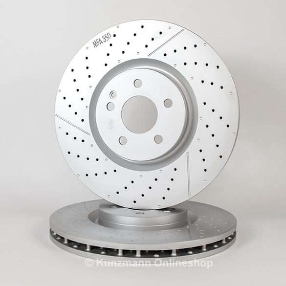 A 45 AMG brake disc set front A-Class W176 genuine Mercedes-Benz