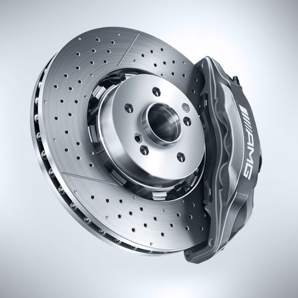 S63 S65 AMG brake disc set rear S-Class W222 Genuine Mercedes-AMG | A2224232012-W222