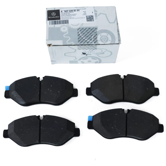 Front brake pads Sprinter 907 genuine Mercedes-Benz | Sprinter907-Bremsbeläge6 Front brake pads Sprinter 907 genuine Mercedes-Benz | Sprinter907-Bremsbeläge6