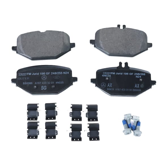Front brake pads set GLE SUV V167 Genuine Mercedes-Benz