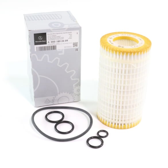 Oil Filter Parts Set Filter Cartridge A0001802609 Genuine Mercedes-Benz 