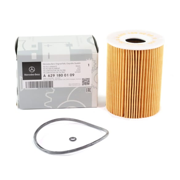 Oil Filter Parts Set Filter Cartridge A6291800109 Genuine Mercedes-Benz 