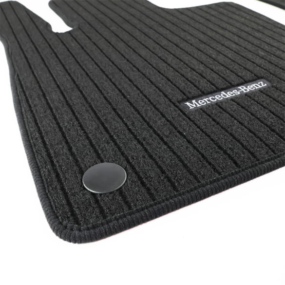 Ribmatten automatten GLC Coupé C254 zwart 2-delig voor orig  | A2546805204 9G32-C254