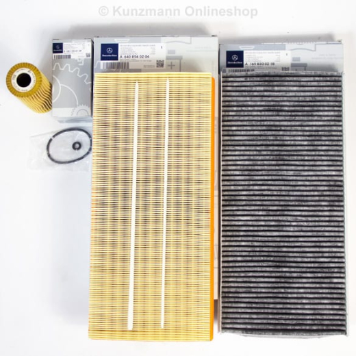 Pacchetto filtri originale Mercedes-Benz Classe A W169 Classe B W245 Diesel | Filterpaket-W245/W169-Diesel