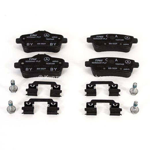 Pastiglie freni AMG | Set | asse posteriore | Original Mercedes-Benz | A0004206704