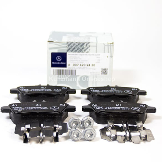 Pastiglie freno posteriori | Classe A W176 | Originale Mercedes-Benz | Bremsbelaege-hinten-W176
