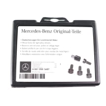 wheel lock kit | black | 14 x 1,5 x 27 | Genuine Mercedes-Benz | A0019901607