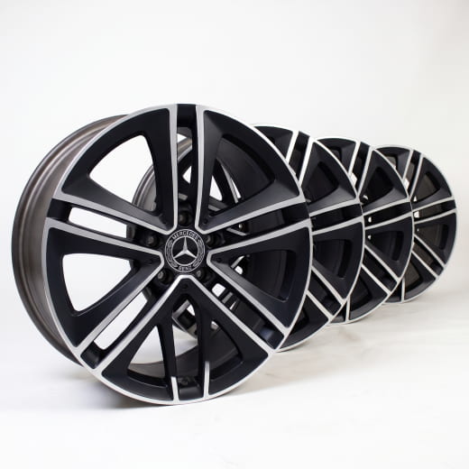 18 inch 5-double-spoke CLS C257 genuine Mercedes-Benz rim set  | A2574010100/0200-7X36