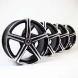 19 inch rim set CLS C257 5-spoke-wheel black genuine Mercedes-Benz