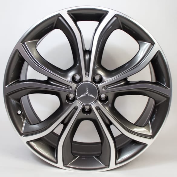 20 inch light alloy wheel set E-Class Coupé C238 5-twin spoke genuine Mercedes-Benz