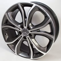 20 inch light alloy wheel set | E-Class Coupé C238 | 5-twin spoke | genuine Mercedes-Benz | A2384010100/0200-7X44-238